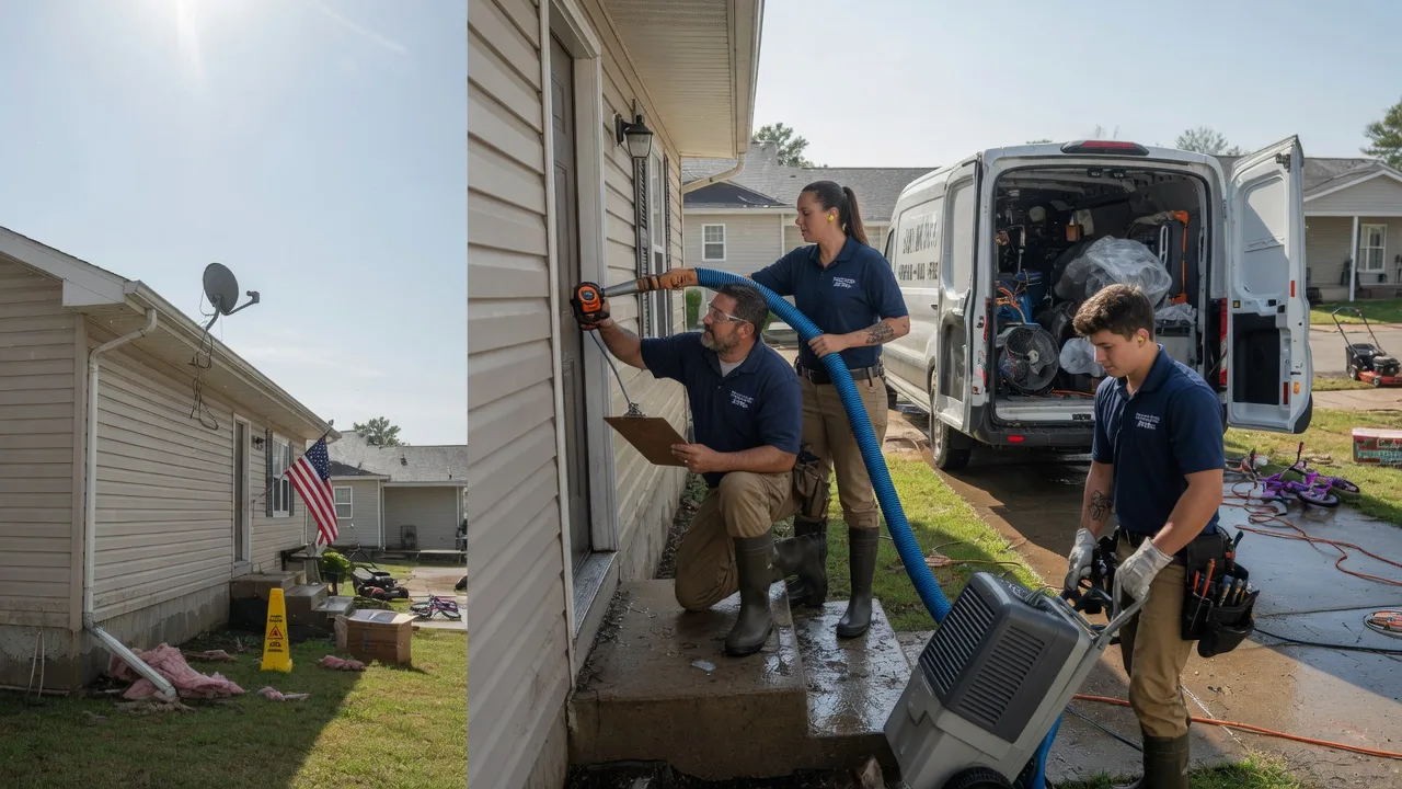 Ceiling Water Damage Restoration in Plainville, MA near me